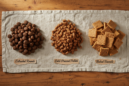 Extrudiert, kaltgepresst, gebacken – Was steckt hinter den Herstellungsverfahren?