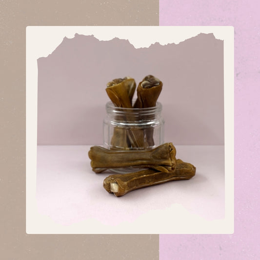 Pferdehaut Kauknochen