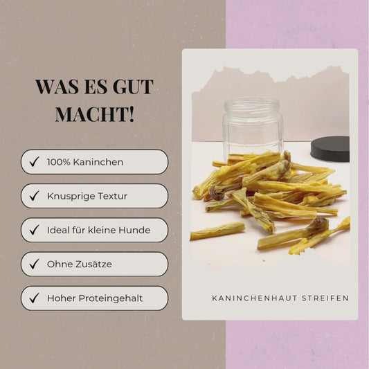 Kaninchenhaut Streifen