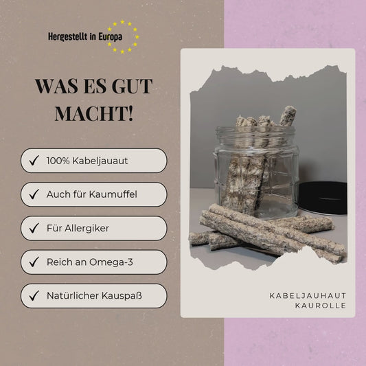 Kabeljauhaut Kaurolle von Snackwerk im Video