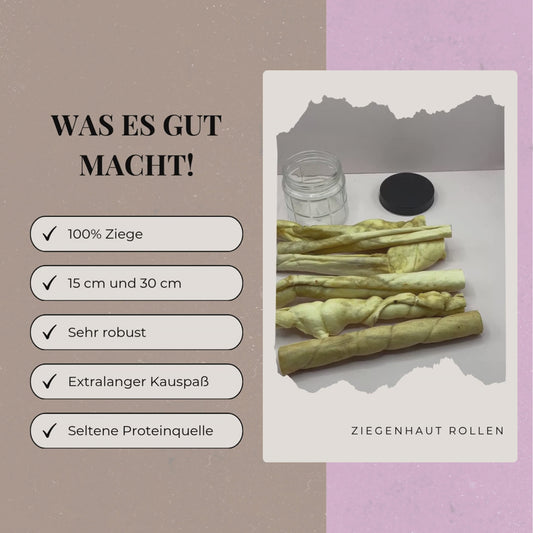 Ziegenhaut Rollen