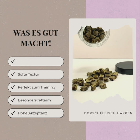 Dorschfleisch Happen