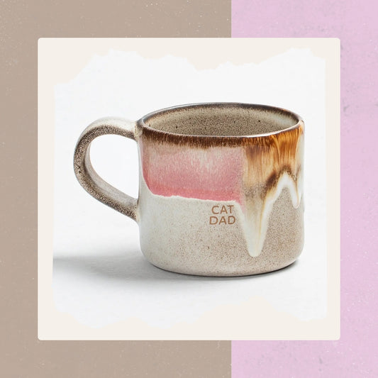 Egg Back Home - Handgefertigte Tasse "Cat Dad"