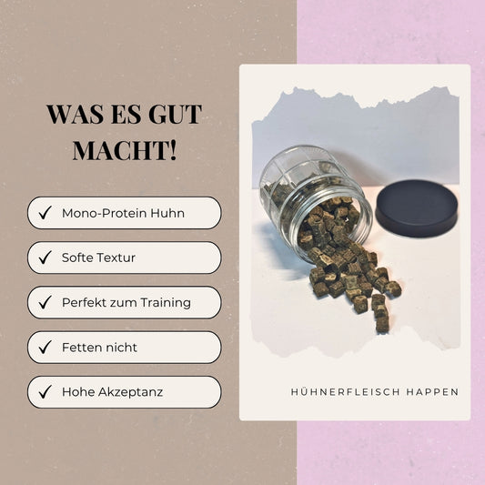 Hühnerfleisch Happen
