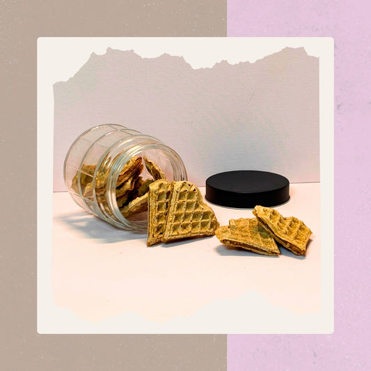 Waffelherzen Dinkel-Leberwurst