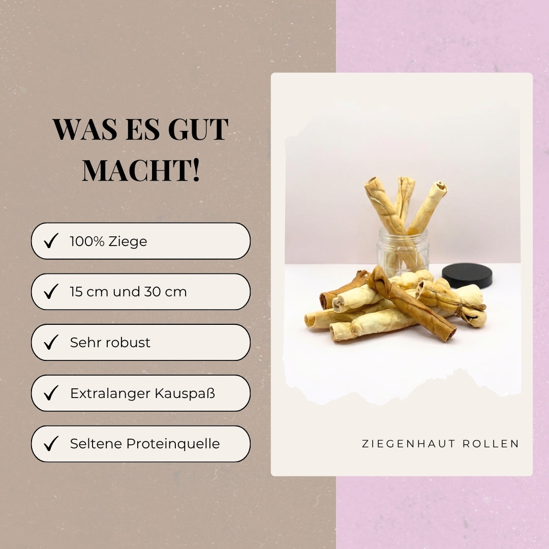 Ziegenhaut Rollen