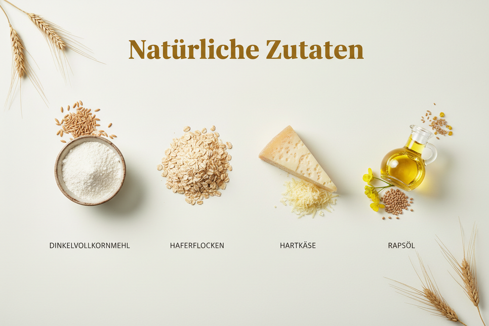 Zutaten Waffelherzen Käse